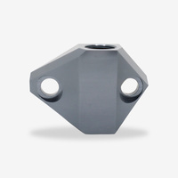 High-performance Cutting Tools Cnc Milling Lathing Drilling Silver Anodize Aluminum 6061 Sandblast Parts Customized Shape