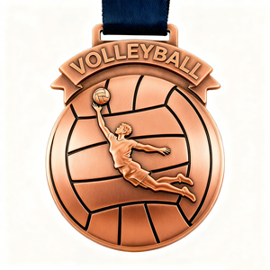 Logotipo <span class=keywords><strong>de</strong></span> diseño <span class=keywords><strong>de</strong></span> aleación <span class=keywords><strong>de</strong></span> zinc personalizado, Medalla deportiva <span class=keywords><strong>de</strong></span> <span class=keywords><strong>voleibol</strong></span> <span class=keywords><strong>de</strong></span> superficie pulida, medalla <span class=keywords><strong>de</strong></span> carrera <span class=keywords><strong>de</strong></span> <span class=keywords><strong>voleibol</strong></span> chapada en plata <span class=keywords><strong>de</strong></span> cobre dorado a granel - Product Image 4