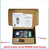 Controlador de Sistema CNC Mach3 de Fábrica al por Mayor, 4 Ejes, Volante Inalámbrico MPG, Control Colgante para Máquina Router CNC WHB04B-4