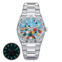 Schlichte Business-Mechanikuhr Ultradünnes Gehäuse mit minimalistischem, stilvollem Look Elegant und vielseitig Geeignet für Arbeit und Reisen