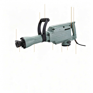 Taladro percutor de doble propósito enchufable Modelo 65A 220V - Uso intensivo para minería, hormigón y trituración de carreteras - Product Image 5
