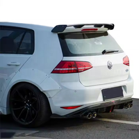 YICKU Nouveau kit carrosserie large pour Golf 7 style CMST : Pare-chocs avant, diffuseur arrière, jupes latérales, extensions d'ailes, capot