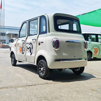 Mini voiture électrique à panneaux solaires, véhicule électrique compact à carrosserie fermée, 4 roues, mini voiture solaire