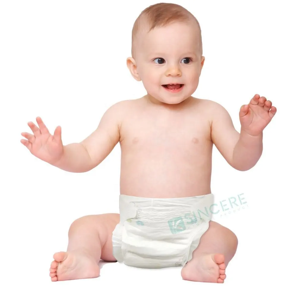 OEM Disposable natural bamboo fiber biodegradable skin-friendly soft baby diapers nappies