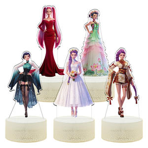 Vente en gros de lampes de nuit LED 3D décoratives pour la maison, style K-POP Demon Hunters, avec télécommande, pour chambre à coucher - Product Image 6