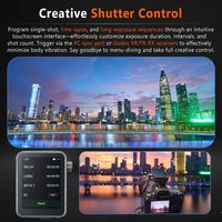 Disparador de Flash Inalámbrico Godox X3 Pro C 2.4G con Pantalla Táctil TTL, Transmisor para Cámara Canon, Control Remoto de Flash Speedlite