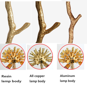 Đèn đứng trang trí phòng ngủ phòng khách phong cách Bắc Âu hiện đại sang trọng, chất liệu nhựa resin, đèn LED, hình chim đà điểu - Product Image 4