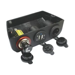 12V USB Port Auto ladegerät Marine Wasserdicht Schnell installation DC Power Lade buchse Dual USB Handy Stecker Ladegerät