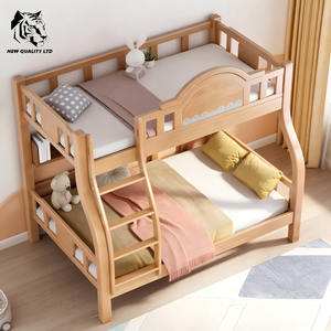 Lit superposé en bois pour enfants, nouveau design, fabrication chinoise, prix bas, OEM ODM, grand stock disponible, prêt à être expédié. - Product Image 2