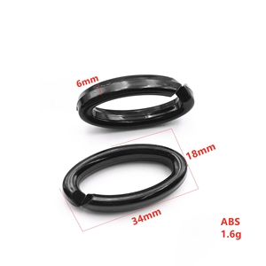 Пластиковые круглые кольца для рукоделия, 34 мм * 18 мм - Product Image 1