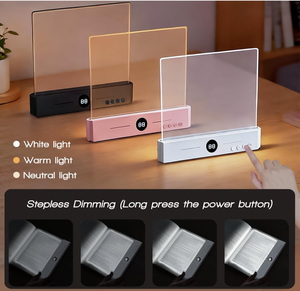 2026 New Enlarged A4 Size Book Light Hardened Scratch-Resistant Panel LED Reading Light <b>Bedside</b> Lamp EU/UK Certified - Product Image 3