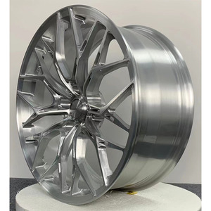 ล้อแม็กซ์โครเมี่ยมขัดเงาสีเงินแบบฟอร์จ ขนาด 5x120 5x114.3 5x112 6X139.7 สำหรับ <span class=keywords><strong>VOSSEN</strong></span> <span class=keywords><strong>Mercedes</strong></span> benz audi BMW M3 M4 - Product Image 3