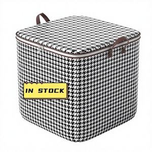 ถุงเก็บผ้าห่มแบบพับได้ กันน้ำ ผลิตจากผ้าไม่ถักทอ สำหรับตู้เสื้อผ้าและห้องนั่งเล่น อเนกประสงค์ จัดเก็บเสื้อผ้าได้จุใจ - Product Image 1