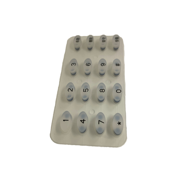 Custom Made Waterproof Silicone Rubber Keypads for Home Appliance PCB Mounting