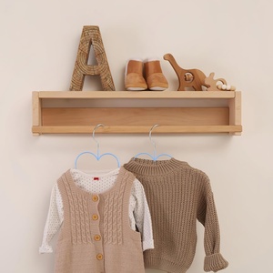 <span class=keywords><strong>Cintre</strong></span> en métal antidérapant en forme de <span class=keywords><strong>nuage</strong></span> brillant durable avec crochet en fil métallique pour enfants vêtements de bébé gain de place à un étage pour balcon - Product Image 6