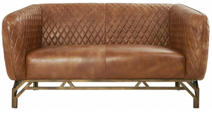 Sofá Chesterfield de Cuero de Lujo para 2 Personas, Tapicería de Primera Calidad con Diseño Clásico, Cojines Cómodos y Sofisticados - Product Image 3