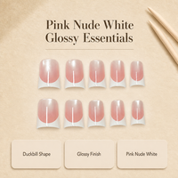 Y213 Kaixin Factory Faux ongles à presser effet œil de chat forme bec de canard ultra-brillants Rose Nude Blanc pour usage intérieur Fournisseurs