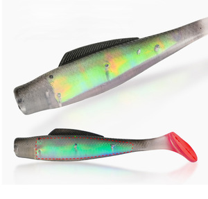 6 pz/borsa 80mm 4.8g Esche Artificiali Morbide UV Flash Shad TPR per Bass e Luccio, Swimbait con Coda a Paletta, <span class=keywords><strong>Jig</strong></span> Wobblers, Esche da Pesca - Product Image 4