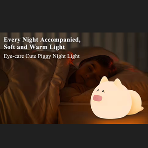 Acheter Ten Get One Free Silicone <span class=keywords><strong>Led</strong></span> Lampe de nuit de chevet Smart Color Changing Home <span class=keywords><strong>Lights</strong></span> Kids Night Light - Product Image 5