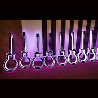 Lampe de bar LED pour soirée vin Accessoires d'ambiance Champagne King Guitar Wine Holder Porte-champagne
