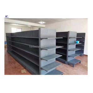 5 couches noir double face gondole épicerie présentoir pour <span class=keywords><strong>supermarché</strong></span> - Product Image 4