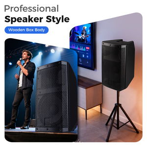 Thiết Kế Mới Chuyên Nghiệp 8/10/12/15 Hệ Thống Âm Thanh Loa 2-Cách Loa Bằng Gỗ Cho Đảng Karaoke Thiết Bị Âm Thanh - Product Image 5