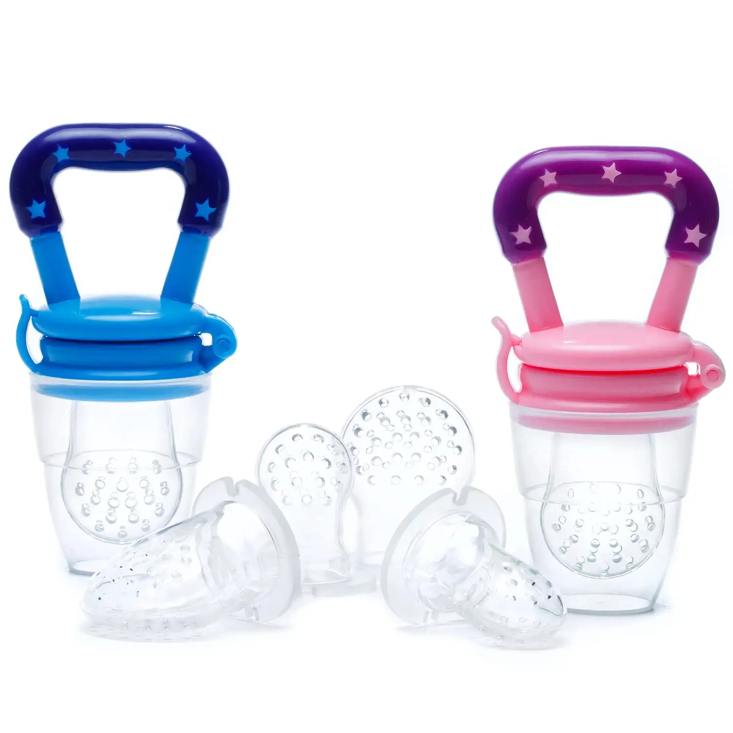 2022 BPA 무료 아기 젖꼭지 피더 맞춤형 아기 젖니 실리콘 젖꼭지 과일 피더 아기 과일 젖꼭지