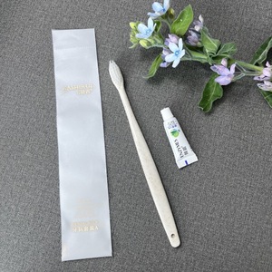Kashirui Disposable <b>Toothbrush</b> Straw Shape Small <b>Head</b> Soft Film Bag Individual Packaging Travel Use - Product Image 1