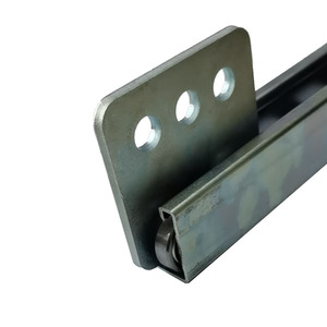 Roue roulante suspendue Acier Double Roue Rail <span class=keywords><strong>Chariot</strong></span> Suspendu Argent Piste Coulissante Rouleau canal roue unistrut <span class=keywords><strong>chariot</strong></span> - Product Image 3