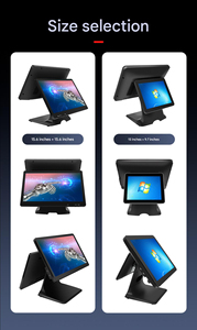 เครื่อง POS รุ่น ZWBA ZW1501 รุ่นที่ 12 N97 ความจุ 8+256GB หน้าจอคู่ขนาด 15+9.7 นิ้ว จอ IPS อัตราส่วน 4:3 รองรับ NFC ระบบปฏิบัติการ Windows สีขาว/ดำ ชิปประมวลผล Intel Bay - Product Image 6