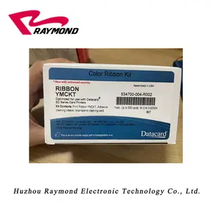 Datacard 534700-004-R002 컬러 리본 및 클리닝 키트-YMCKT-500 프린트, Datacard SD160 SD260 SD360 카드 프린터 사용