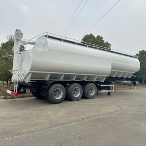 Semirremolque de Acero de Alta Calidad de 3 Ejes y 65 CBM para Transporte de Alimentos a Granel, Remolques Utilitarios para Entrega Eficiente de Alimentos para Animales - Product Image 5