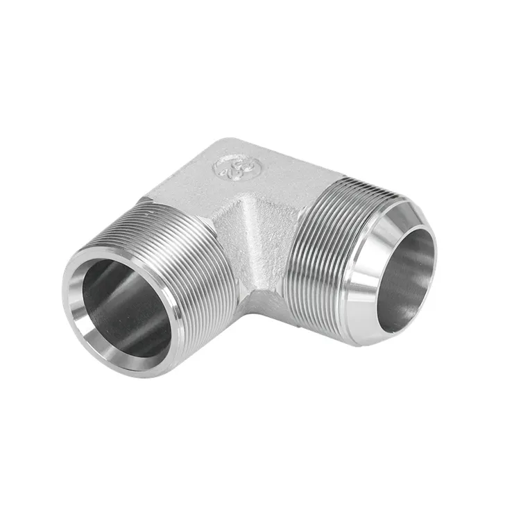 Factory Wholesale 90 Degree Elbow Pipe Fitting Hydraulic Male Elbow Adapter Hydraulic Flare Fittings