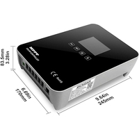 Contrôleur de charge solaire MPPT 60A à 100A 12V/24V/48V automatique avec suivi du point de puissance maximal et application mobile, régulateur solaire inclus