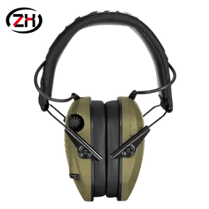 ZH 귀마개 로고 전자 귀 방어기 무선 귀마개 헤드폰