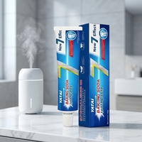 Dentifrice 7-en-1 au bicarbonate de soude pour un nettoyage en profondeur, élimination de la plaque dentaire, apaisement des gencives, anti-sensibilité et blanchiment des dents, marque privée
