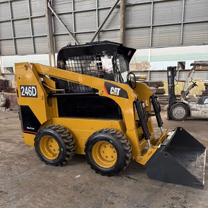 Cargadora compacta usada CAT 246D de buena calidad y bajo precio, cargadora de segunda mano de 3 toneladas en stock, entrega rápida. - Product Image 1