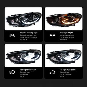 Accesorios para Automóviles Volkswagen <span class=keywords><strong>Scirocco</strong></span> 2009-2017, Faros Delanteros LED de Actualización, Luces Diurnas DRL, Faros Delanteros LED - Product Image 3