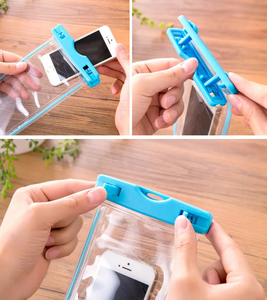 Sac de téléphone étanche transparent de couleur personnalisée en gros pour la natation - Product Image 5