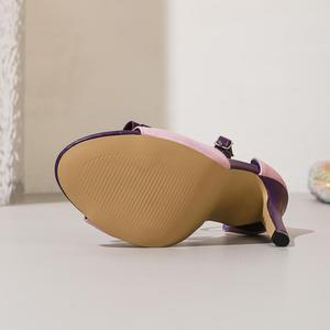 Zandalias Talon Femmes <b>Shoes</b> Open Toe Summer Heels for Women - Product Image 6