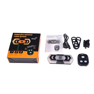 Fiets Led Achterlicht Met Richtingaanwijzers En Draadloze Afstandsbediening Signaallicht Eenvoudig Installatie Led Fiets Accessoires - Product Image 2