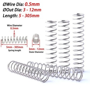 Compression <strong>Springs</strong> <strong>Wire</strong> Dia 0.5mm-0.6mm Stainless Steel Small Pressure <strong>Spring</strong> - Product Image 6