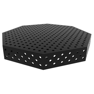 GPPH SteelPlus OCT octagonal <b>welding</b> <b>bench</b> 1.4x1.4m, 12mm thick, 16mm holes on 50x50mm grid - Product Image 1