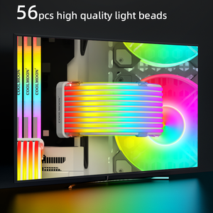 <span class=keywords><strong>UpHere</strong></span> 1 à 4 RGB Splitter Cable 5V 3Pin ARGB LED Strip Connector Extend For Addressable Case Fan - Product Image 4