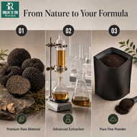 Extrait de truffe noire en poudre, soluble dans l'eau, qualité alimentaire, arôme améliorant pour la fabrication de sauces et d'assaisonnements