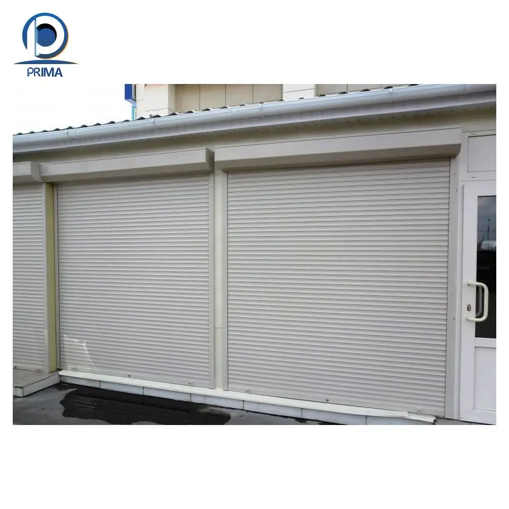 Prima Competitive Price Exterior Automatic window shades Industrial Insulated roller shutter Aluminum Alloy Garage Door