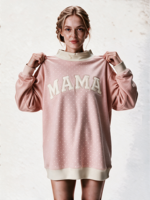 Sweat-shirt à col montant à pois pour femme, longueur allongée, avec logo brodé personnalisé, pull tendance