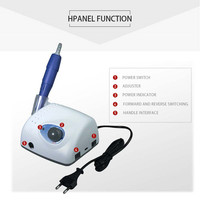 Micromotor Original Coreano 2028J OEM 105L+ Potente Lima Eléctrica 210 para Uñas de Gel, Pulidor de Uñas de 40000 RPM, Taladro Profesional para Manicura