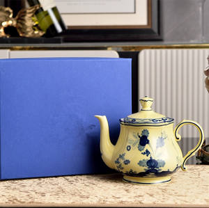 Service à café et à thé en porcelaine de style européen de luxe avec un design écologique pour la maison et les cafés - Product Image 2