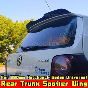 สปอยเลอร์หลังคาอเนกประสงค์ขนาด 990 มม. สำหรับรถแฮทช์แบ็กและซีดาน สีดำเงา ชุดแต่งสปอยเลอร์หลังคา ปีกหลัง ชุดแต่งตัวถังรถยนต์ อุปกรณ์ตกแต่งรถยนต์ - Product Image 1